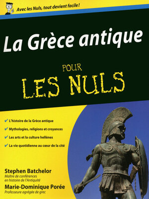 cover image of La Grèce antique pour les Nuls